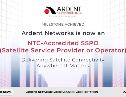 Ardent Networks Achieves SSPO Accreditation: Expanding the Boundaries of Connectivity